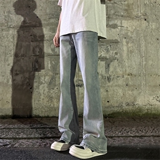 2024秋季新款外景大码美式微喇牛仔裤M-5XGK24097-特P35，男装牛仔裤，电商A022