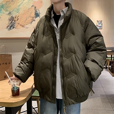 美式复古潮流宽松加厚保暖棉服冬季立领潮牌棉衣男外套W7940-P80，男装棉衣，星座512-4