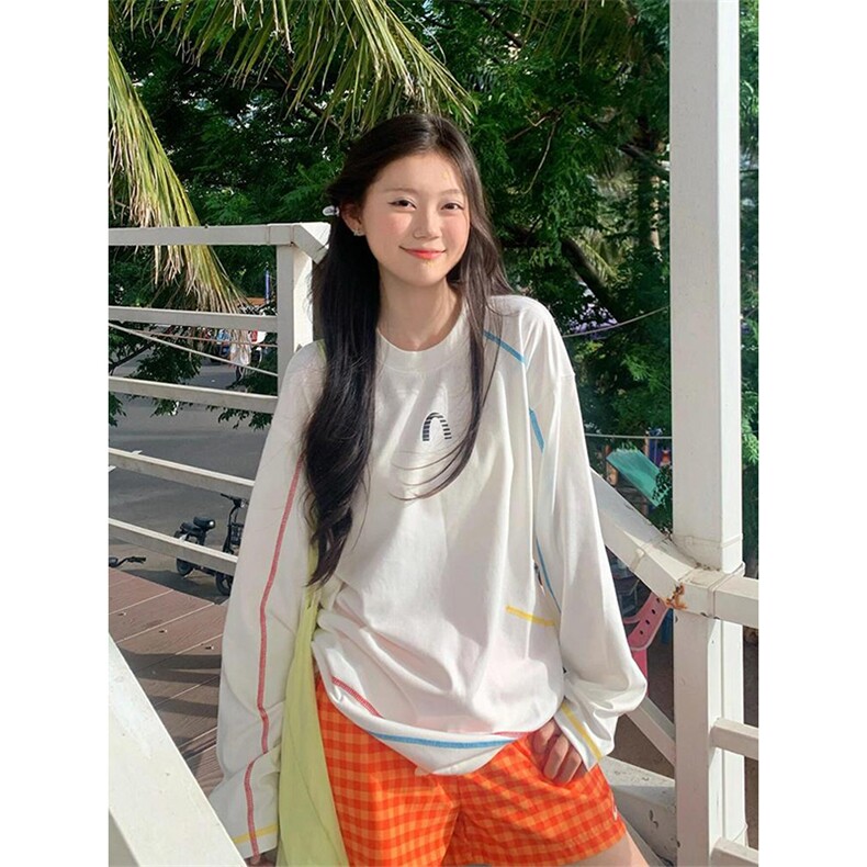 美式高街解构工艺速干长袖T恤衫男女款防晒上衣户外运动骑行服潮,男装防晒衣,电商A486
