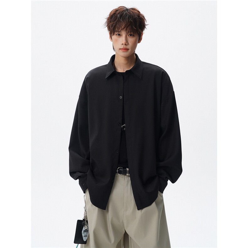 长期有货男女同款多色韩味冰丝长袖衬衫防晒7636-40，男装防晒衣，电商A059