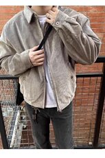 美式复古高级感工装夹克男女冬灯芯绒短款加厚棉服外套JKK16P65，男装夹克，电商D256-2(原A064-2)