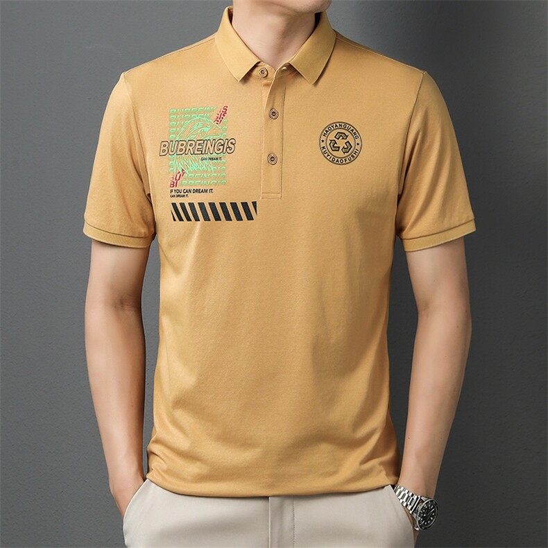 AD1013钱塘2020-3夏季男翻领休闲短袖T恤精品P53,男装T恤,钱塘207-3
