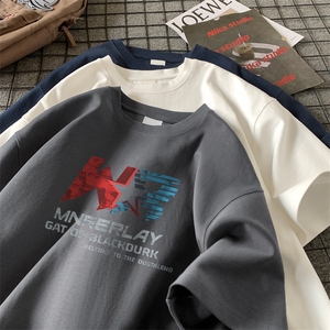 量大优 供视频 230g重磅纯棉短袖T恤男 NT227-特P 19  控38图片