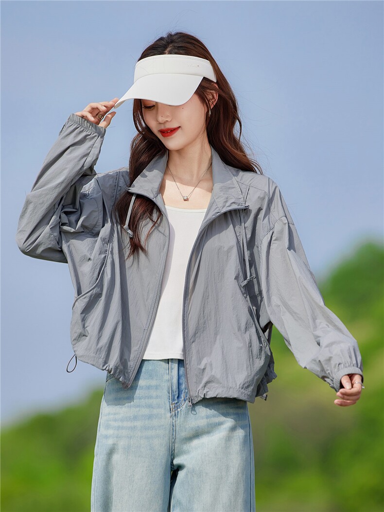 2026夏季新款现货UPF50+防晒衣短外套,女装防晒衣,靓衣阁
