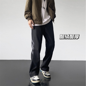 冬装加绒加厚 登山冲锋裤男休闲裤加绒M-5XL P55 常规P50 控78图片