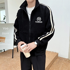 社会小伙风秋冬季新款轻熟肌理感休闲刺绣夹克外套男JK116-P110，男装夹克，电商A413