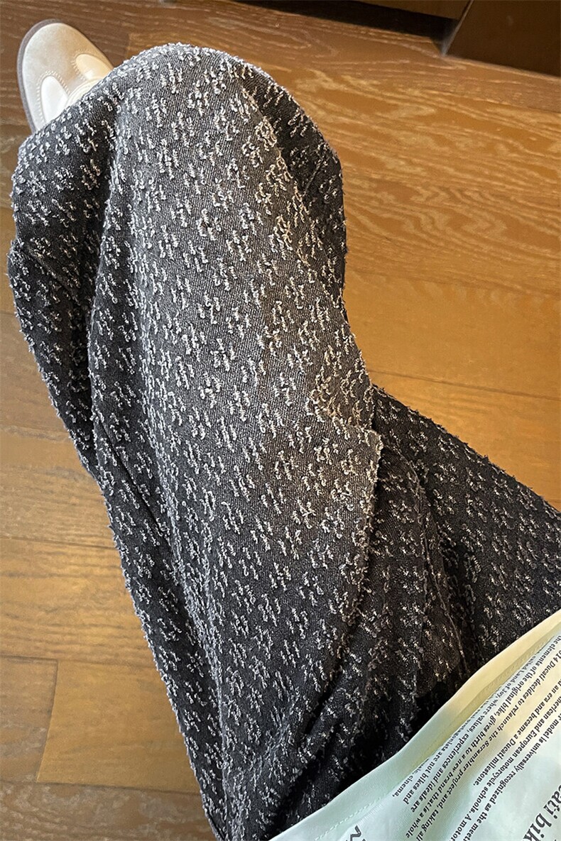 8XL-M牛仔蓝男肌理感星空纹阔腿休闲特大码长裤男K996P58控78,男装休闲裤,电商D206-1