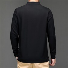 秋季薄款长袖休闲纯色衬衫男中年宽松爸爸装衬打底ZLT-8812-P100,男装衬衫,电商B212（原钱塘6029）