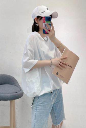 休闲短袖上衣，女装，幻妍