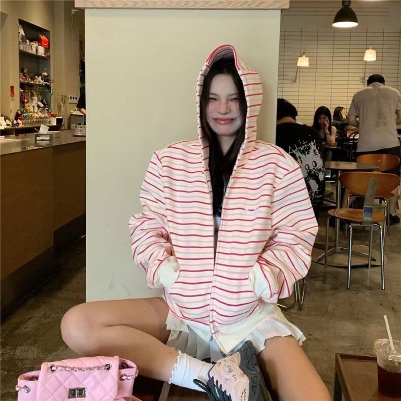 1482#薄款/加绒刺绣纯棉华棉复合卫衣女,男装卫衣,星座506A