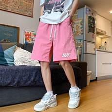 抖音品质复合牛奶丝速干防水多巴胺短裤XZ806-DK8818-特P25控48，男装牛仔裤，四季星座806