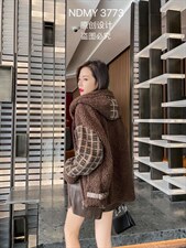 水貂绒拼接羊羔无外套，其它，尼帝曼依