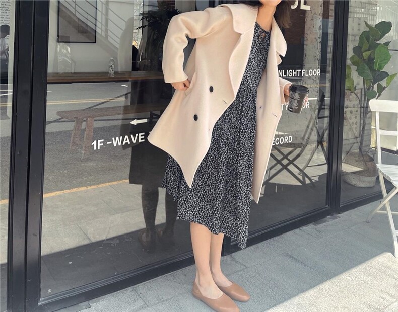 【现货】双面羊绒大衣冬季，其它，YNJDD