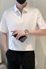 2025夏季新款社会小伙肌理感polo衫男短袖T恤TX03P58控78，男装Polo衫，电商B276A