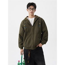8XL-M特大码秋冬机能夹克外套冲锋衣百搭潮休闲宽松户外WY24P78，男装夹克，电商D206-1
