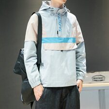 外套男士春秋韩版潮牌休闲秋装上衣秋季工装夹克男装DS860T，男装夹克，电商A102