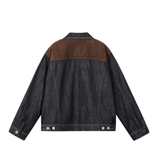 水洗牛仔外套男款春季美式痞帅上衣服宽松休闲工装夹克JK1316-P78，男装工装外套，星座1103-3