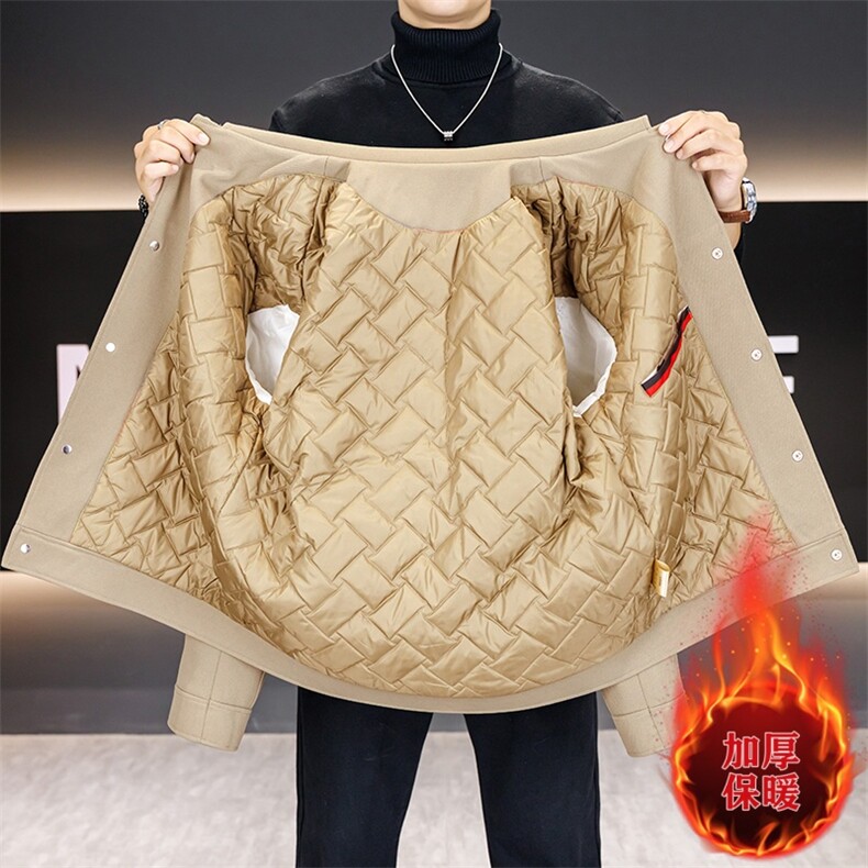 加棉加厚翻领夹克型男商务休闲青年外套男NM7955-P105,男装夹克,星座310B-3