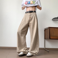 美式复古牛仔裤男女潮牌宽松直筒裤N01157-P53，男装牛仔裤，星座308B-2