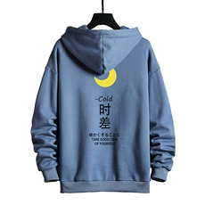 WY2047-P40纯棉连帽卫衣男大码运动帽衫宽松薄外套网格挂拍，男装卫衣，电商A040A