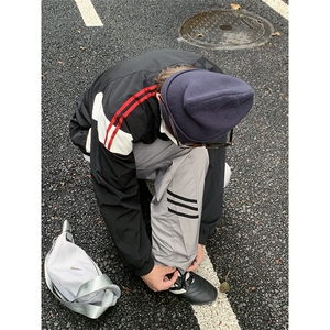 B221 美式ins街头hiphop休闲情侣宽松运动裤子 LK23117-P60 控78图片