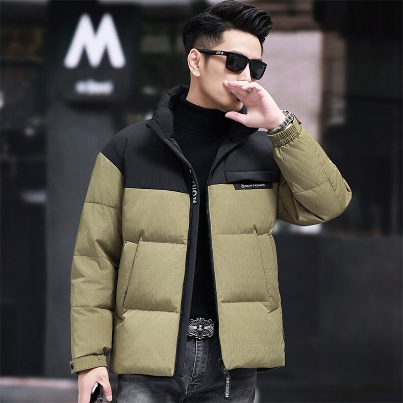 90鸭绒基础男士羽绒服大货备足主推，男装羽绒服，钱塘207-1