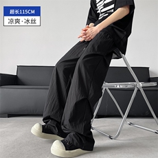 黑色超长裤长115CM