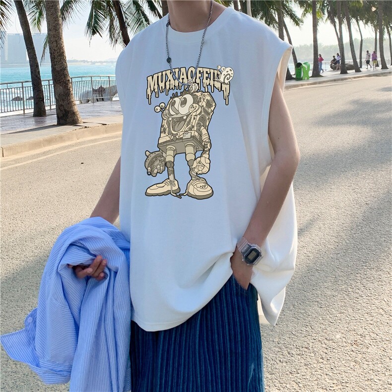 量大图低自动【有货】纯棉背心HD019-1-BX2515-P20，男装背心/马甲，电商019-1