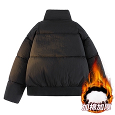 白底男女冬季加绒加厚立领防水保暖棉服大衣A406MY8817P85，男装棉衣，星座309（原A406）