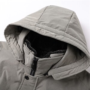 冬季脱卸帽羽绒服中年男士冬装拆卸内胆爸爸装上衣GSNA21586-P305，男装羽绒服，电商B212（原钱塘6029）