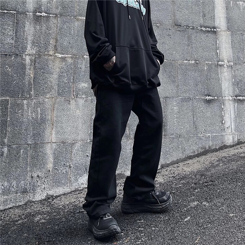 欧美高街字母牛仔裤男潮牌街头hiphop暗黑风裤子K076P40加绒50,男装牛仔裤,星座1116-2