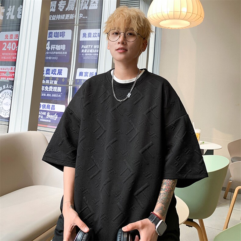 特批P23无差价夏半袖打底衫时尚250g休闲百搭短袖圆领T恤男T2035图片