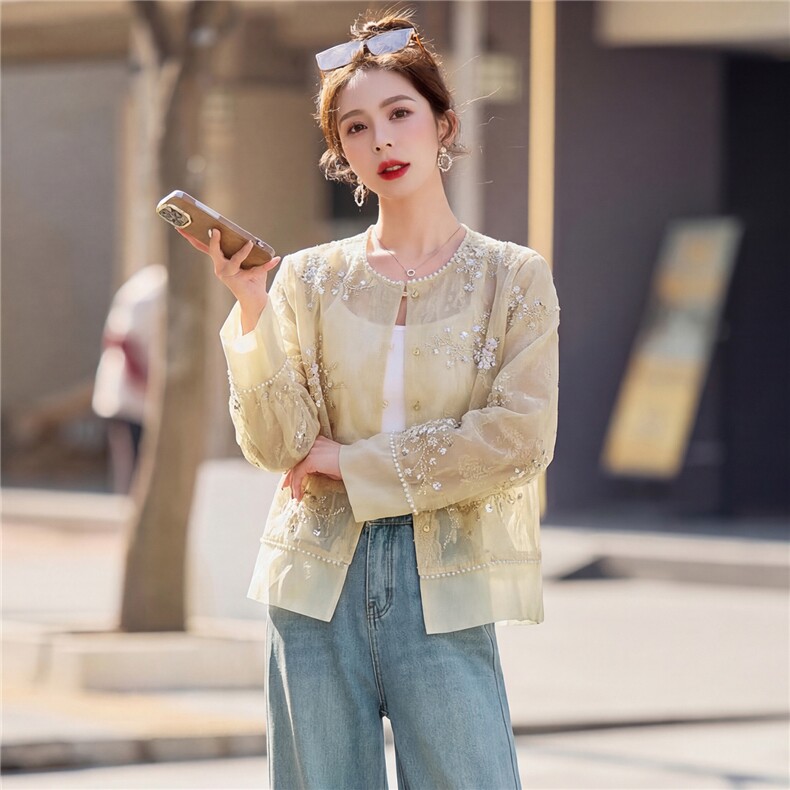 现货，夏装薄款小外套,女装短外套,利佳可人