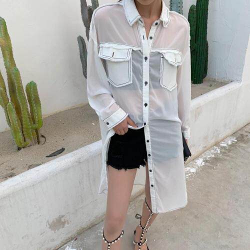 【现货】夏季新品防晒开衫，女装，blue face