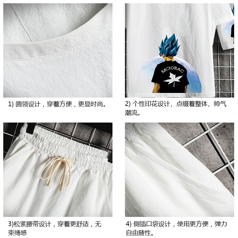 TY35154-P55透气亚t恤套装男大码短裤男装搭配一套网格挂拍,男装T恤,电商A040A