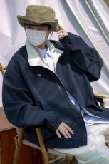 户外登山冲锋衣外套男春秋季新款宽松大码美式潮牌痞帅连帽夹克，男装夹克，星座716-2