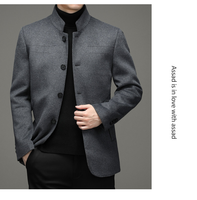 BEN8855钱塘2020-2冬季新款商务休闲立领厚款中年男士夹克P250,男装夹克,钱塘207-2