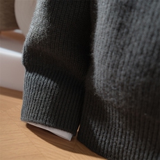 2025秋冬百搭时尚半高领长袖针织衫，男装羊绒套衫，澳坤羊绒