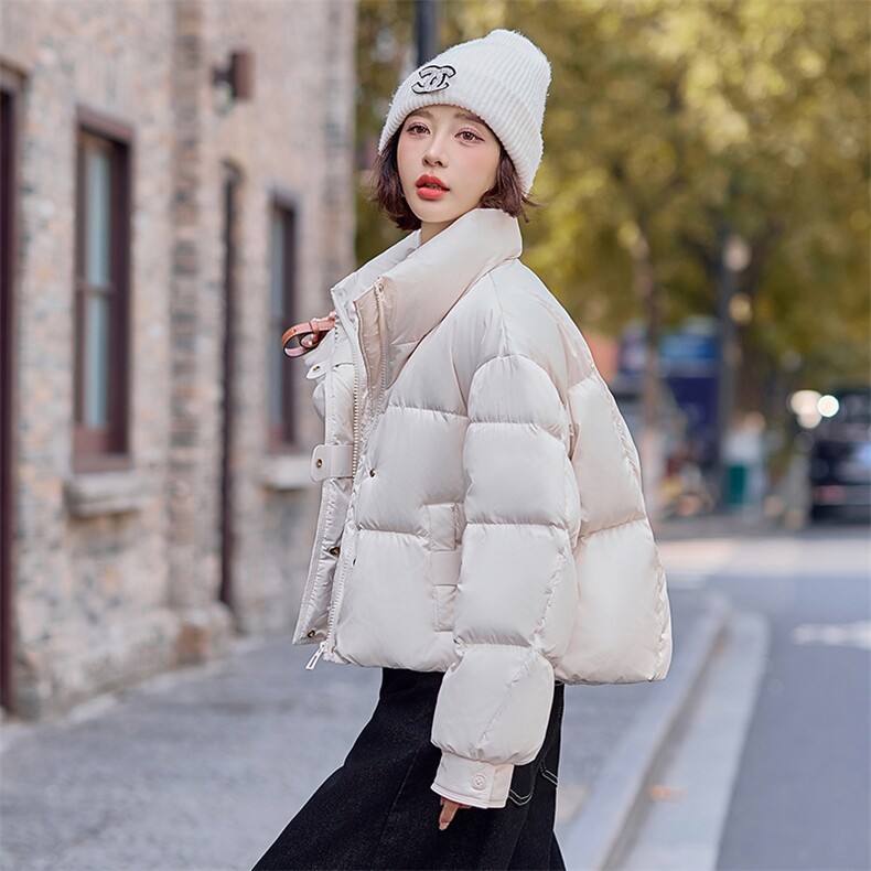 90白鸭绒羽绒服女短款2025冬季新款女装气质休闲保暖外套潮！现货,女装羽绒服,慧尚依恋