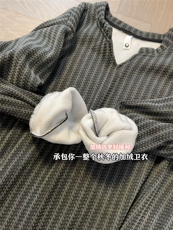 XZ809A/SYR14JR/加绒特P23深度库存雪尼尔V领长袖卫衣，男装卫衣，星座809A(原222-1)