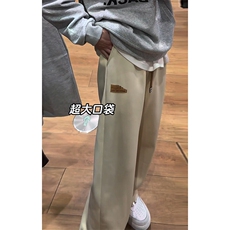 特批P28无差价秋新抖音贴标运动卫裤男士美式直筒休闲裤K1957，男装休闲裤，电商A001