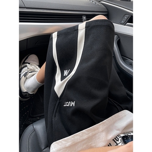 2025 夏季新款 外景大码刺绣拼接短裤M-5XL HK25310-特P30图片