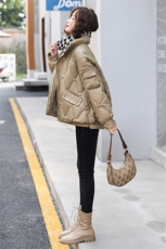 羽绒服女2022冬季新款女装韩版时尚休闲百搭白鸭绒外套，女装羽绒服，慧尚依恋