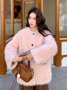 【现货】新款粉色毛皮毛一体毛毛款223-1523-P215-K328图片