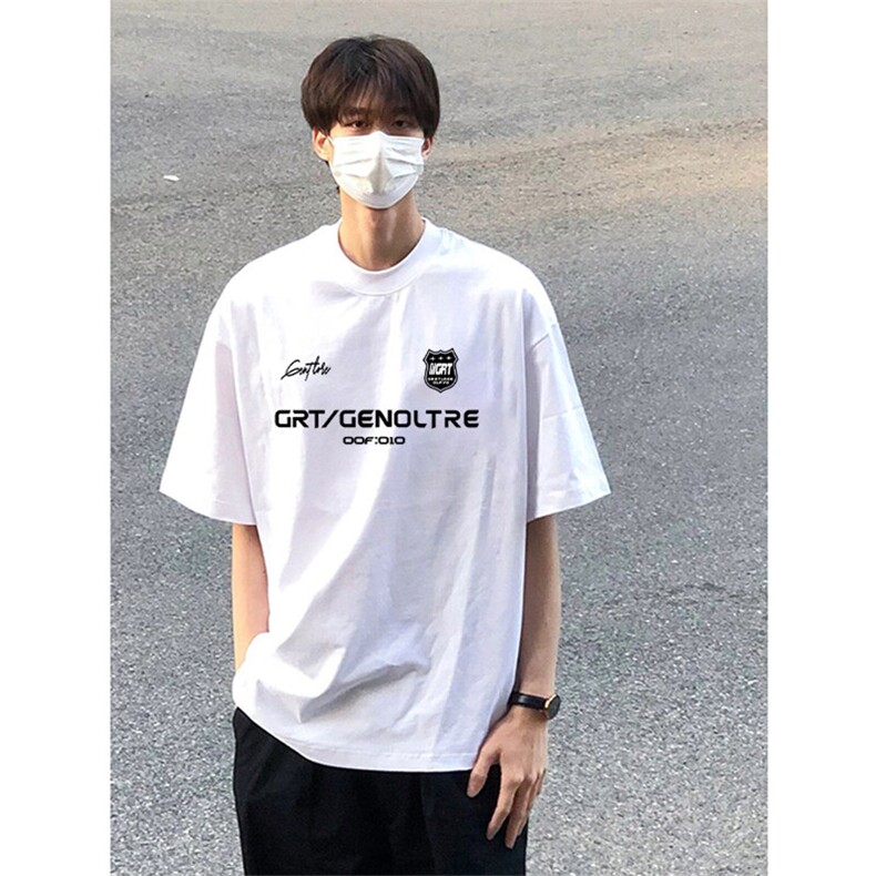 可设48小时发货支持抖音得物来样二开230克重磅美式短袖t恤MT378，男装T恤，电商A486