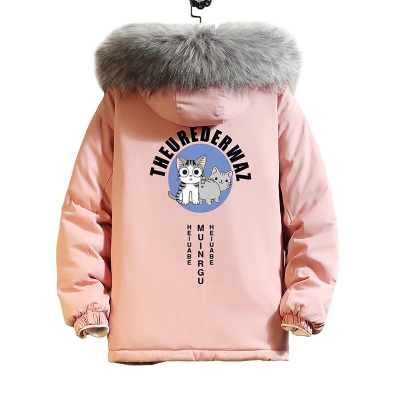 MM48160-P130冬季大毛领衣男士大码加厚袄男服砖墙,男装棉衣,电商A040A