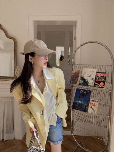 【春季新款】自制银扣西装，女装西装，F/TU