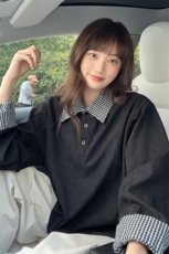 高阶设计感拼接潮流休闲卫衣艺术风时尚舒适自在上衣HY713TP48，男装卫衣，电商A102B