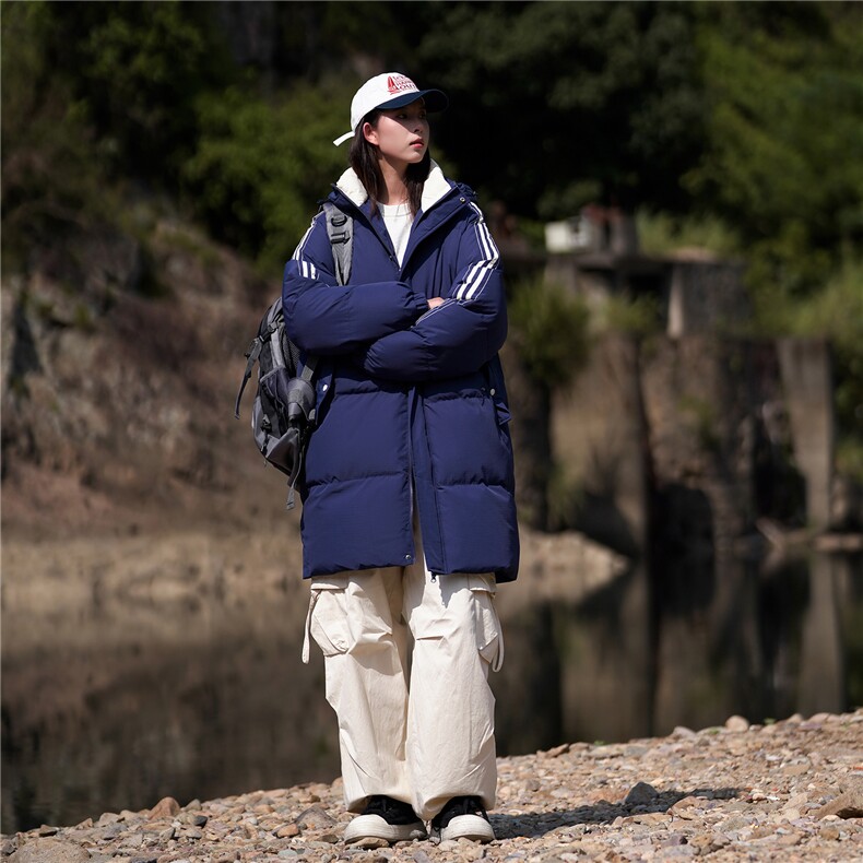 数据款！中长款条纹连帽棉衣加厚棉服外套情侣款MY8883,男装棉衣,星座610B-1