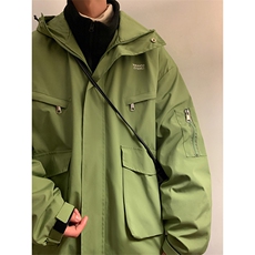 三合一冲锋衣男棉衣宽松加厚加绒棉服潮棉袄子A266-SH80191-P90，男装棉衣，电商A266